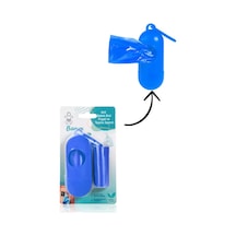 Bamm Bamm Çanta Boy Kirli Bebek Bezi Çöp Poşeti ve Taşıma Çantası (Mavi)