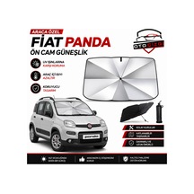 Fiat Panda Şemsiye Tip Ön Cam Güneşliği Katlanabilir Uv Korumalı Araç Cam Güneşlik