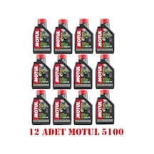 Motul 5100 10W-40 4T Motosiklet Motor Yağı 12 x 1 L