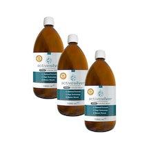Activesilver 150 Ppm Kolloidal Gümüş Suyu 3 x 1 L