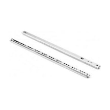 17mm Teleskobik Çekmece Rayı Gömme Bilyeli İnce Ray 40,6cm 2 Adet 1 Takım Krom