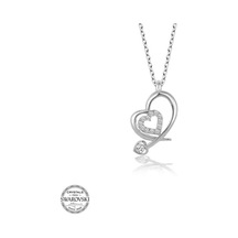 Swarovski Taşlı Gümüş Kalp Kadın Kolye (521255413)