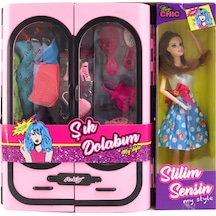 Anlily Elbise Dolabı Bebekli Açık Pembe