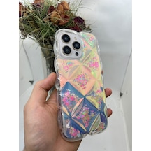 Apple Uyumlu iPhone 15 Hologram Puffer Kılıf Renkler
