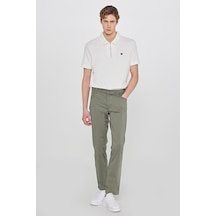Wrangler Texas Slim Fit Dar Kesim Normal Bel Siyah Esnek Pantolon Yeşil