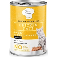Chef's Choice Tahılsız Tavuk Etli Ezme Kedi Konservesi 400 G
