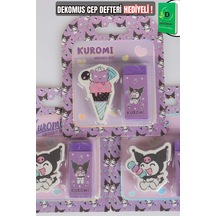 X Dekomus Lisanslı Kuromi 2'li Blister Şekilli Silgi