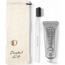 Marvis Smokers Whitening Mint 25 Ml + Yumuşak Beyaz Diş Fırçalı Dental Kit Beyazlık