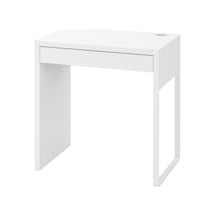 Mıcke Çalışma Masası, Beyaz Renk Meridyendukkan 73x50 Cm Çekmeceli Model