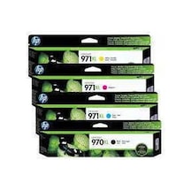 Hp 971Xl Kartuş Hp 970Xl Kartuş 4 Lü Set Tüm Renkler