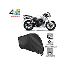 Tvs Apache Rtr 180 Motosiklet Brandası ( Kilit Uyumlu - Siyah