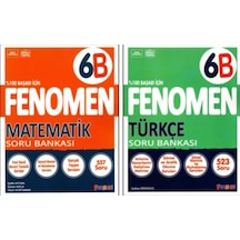Fenomen 6. Sınıf Matematik B Türkçe B Soru Bankası 2 Kitap