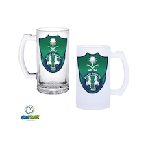 Al Ahli F.c. Kulplu Bira Bardağı Buzlu Veya Şeffaf Seçenekli 0257