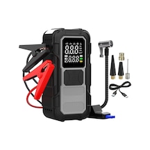 Tr 8000mah Akü Takviye Ve Lastik Şişirme Kompresörü Taşınabilir Jump Starter, Dijital Hava Pompası, Usb Powe