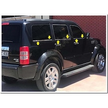Markadan Dodge Nitro Krom Cam Çıtası 2007 Sonrası 6 Parça   Paslanm