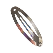 Özene Bezene 5 Adet Toka Klipsi (6 Cm) Gümüş