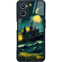 Oppo A96 Van Gogh Tasarımlı Glossy Telefon Kılıfı Çok Renkli