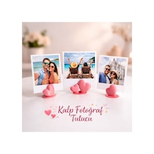 Kalp Fotoğraf Tutucu Romantik Masaüstü Dekor, Sevgiliye Özel Hediye