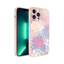 Thegencoo İphone 13 Pro Uyumlu Kamera Korumalı Desenli Sert Silikon Tgco Epoksi Kılıf-no4