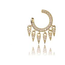 Violet Gümüş Küpe-527 Gold