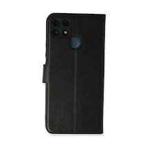 Newface - 745 - Realme C25 Kılıf Trend S Plus Kapaklı Kılıf - Aconcept - - Siyah