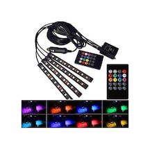 Extra Marketing Kia Picanto Uyumlu Araç Içi Kumandalı Sese Duyarlı 9 Led Ayak Altı Led