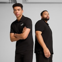 Puma Essentials Erkek Siyah Polo Tişört 682552-01 Siyah