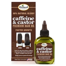 Difeel Caffeine & Castor Yavaş Uzayan Saçlara Özel Saç Bakım Yağı 75 ML