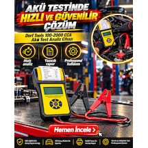 Dorf Tools 100-2000 Cca Yazıcılı Akü Test Cihazı Ve Analiz Cihazı