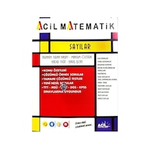 Tyt Acil Matematik Sayılar Acil Yayınları