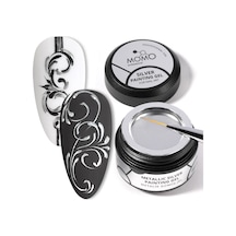 Momo Professional Metallic Silver Painting Gel 6 Gr