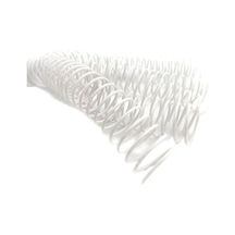 Plastik Helezon Spiral 25mm. 4:1 Beyaz 50 Ad. 48 Lop Poşetli