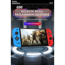 G90 Oyun Konsolu Yeni Nesil El Atarisi 2000 Mah Batarya 10.000+ Oyun 7inç Hd Ekran