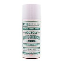 170 Ml. Aqueous Surfacer 1000 Beyaz Sprey Astar Maket Boyası, Mr.hobby B612 Standart