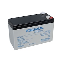 Ayt Yokohama 12 Volt 7.2 Amper Akü Yh-127.2 150x65x90 Mm Taze Yeni Tarihli Akü