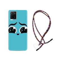 Vivo Y21S Kılıf Rasta Boyun Askılı Üzgün 1853
