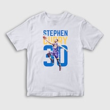 Presmono Unisex Çocuk Stephen Curry Nba Basketbol T-Shirt