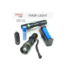 Rambo 109 Fıash Lıght Kamp Ve Avcı El Feneri Siyah