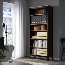 Hemnes Açık Kitaplık, Venge-kahverengi, 90x197 Cm