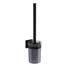 Root A4481136 Duvardan Tuvalet Fırçalığı, Krom Açık Ahşap
