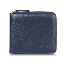 Guard Retro Fermuarlı Deri Lacivert Cüzdan - Grd2403xw22147 Diğer Çok Renkli