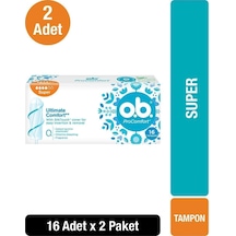 O.B. Tampon Süper 16'lı x2