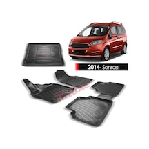 Ford Courier Paspas Bagaj Havuzu 3D Rizline Havuzlu Set 2014-