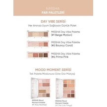 Yoğun Pigmentli Mat Ve Işıltılı Tonlar Barındıran 4'lü Far Paleti Day Vibe No:4 Pink