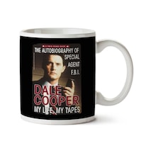 Twin Peaks Dale Cooper Book İki Tarafı Baskılı Kupa Bardak