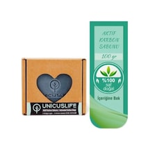 Unicuslife% 100 Saf Aktif Karbon Sabunu Katkısız El Yapımı İçeriğinebak 100 Gr