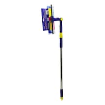 İbico İ21-017 Star Q 2 Başlı Camsil Çekpas & Mikrofiber Mop 24.5cm 360 Başlık Uzayan Metal & Plastik Sap 85-133cm Diğer