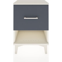 Arges Komodin Tek Çekmeceli 44x30x64 Aytaşı-antrasit Aytaşı