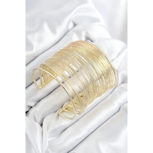 Pirinç Tel Sarma Model Gold Renk Kadın Bileklilk Eb-53-vice/ 1395 1189 Çok Renkli 08268596