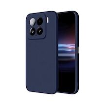 Mi 15 Pro Kılıf Nano İçi Kadife Silikon - Lacivert Bzsxx00 1